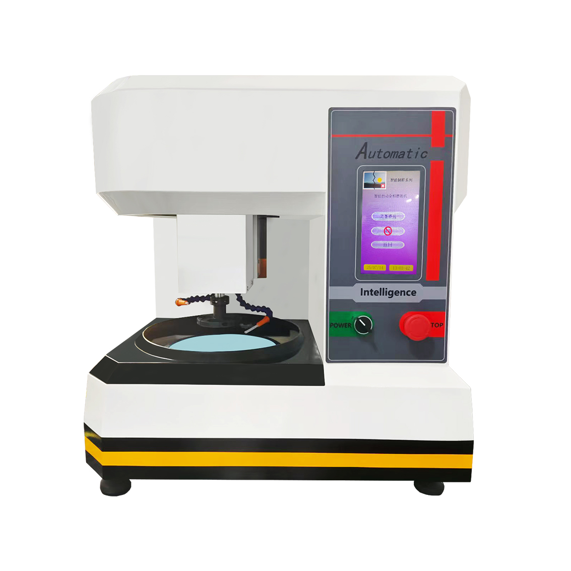 ZMP-1000D智能自动精密定量研磨机采用触摸屏PLC系统，自动控制磨削量，是一款科研级精密研磨设备。实现对一些精密期间的定量减薄、精准定深研磨而研发的一款定量研磨机。