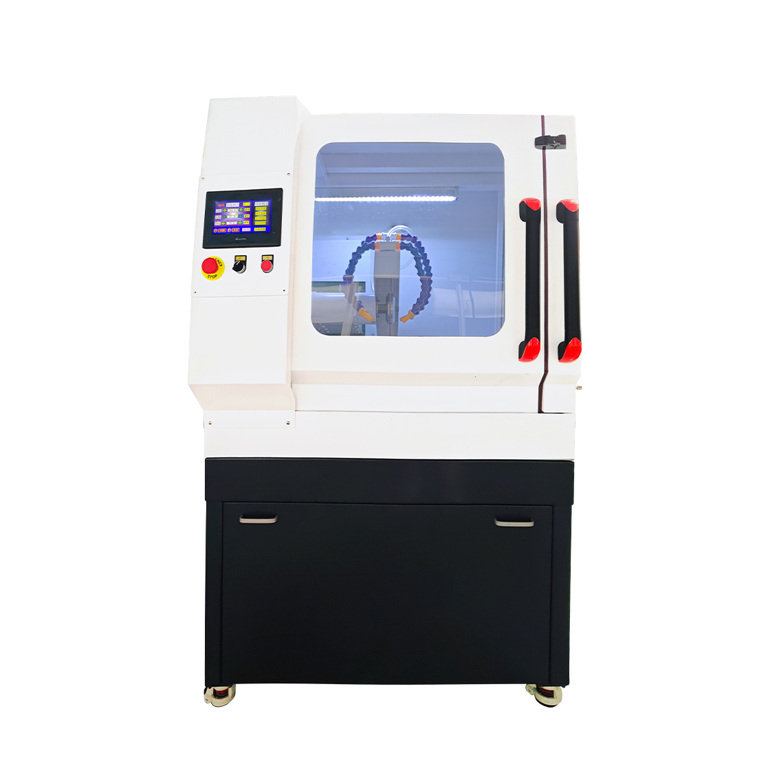 ZQ-300F自动智能金相切割机 - 立地一体式三轴切割，多种模式，适合异形件精密切割