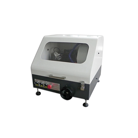 手动系列金相切割机 - 拉杆式快速切割，立地式循环冷却，适用于中小工件